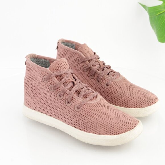 Allbirds Womens TT Tree Topper Running Shoe Size 7 Pink High Top Knit Sneaker - Picture 12 of 12